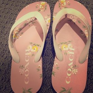 Coach flip flops